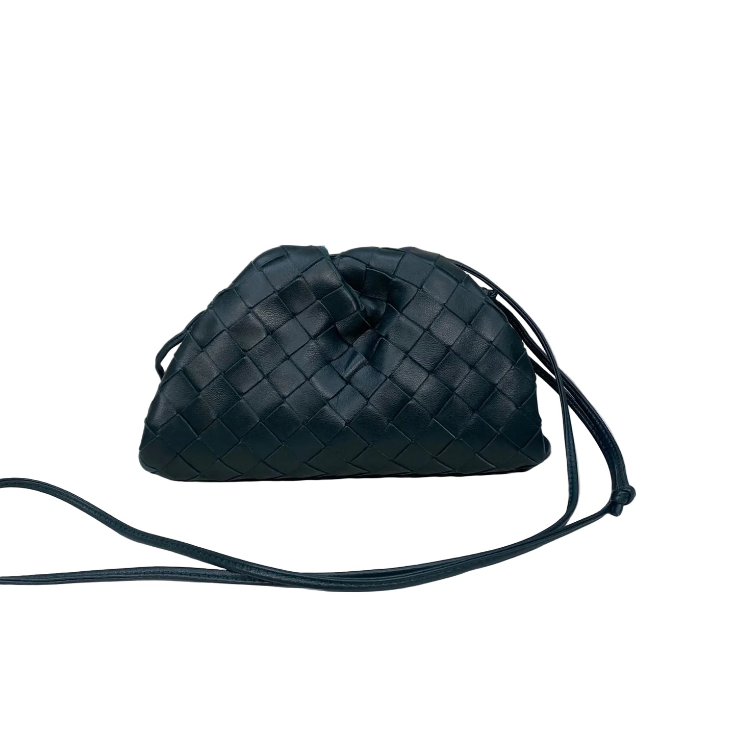 Bolsa Bottega Veneta Mini Pouch Verde Escuro