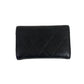 Porta-Cartões Chanel Com Aba Classic Preto Pequena