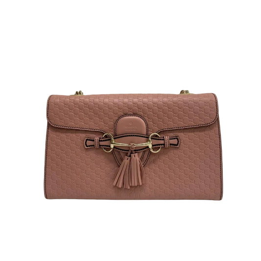 Bolsa Gucci Microguccissima Emily  Rosa