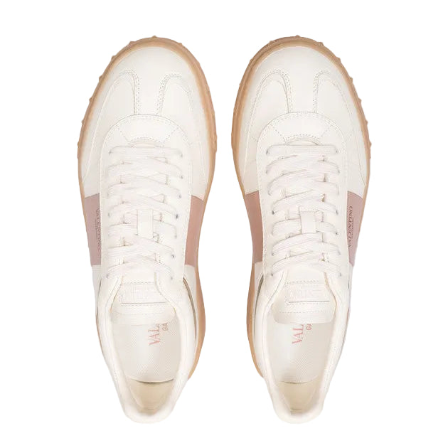 Tenis Valentino Off White e Rosa Tam 36 Br