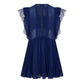 Vestido Self-Portrait Azul Navy Tam P BR