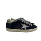 Tênis Golden Goose Super-Star Suede Azul Tam 34 BR