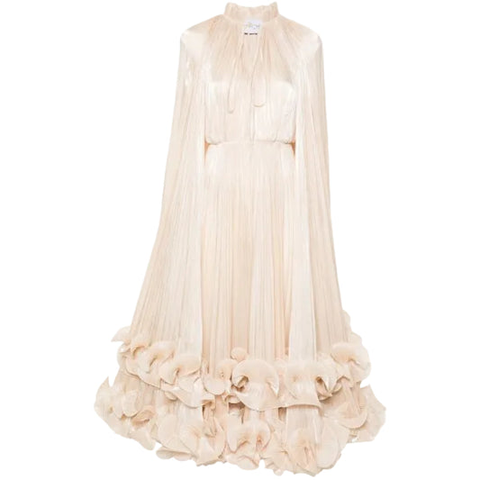 Vestido Ana Radu Bege Brilhante Tam 38 Br