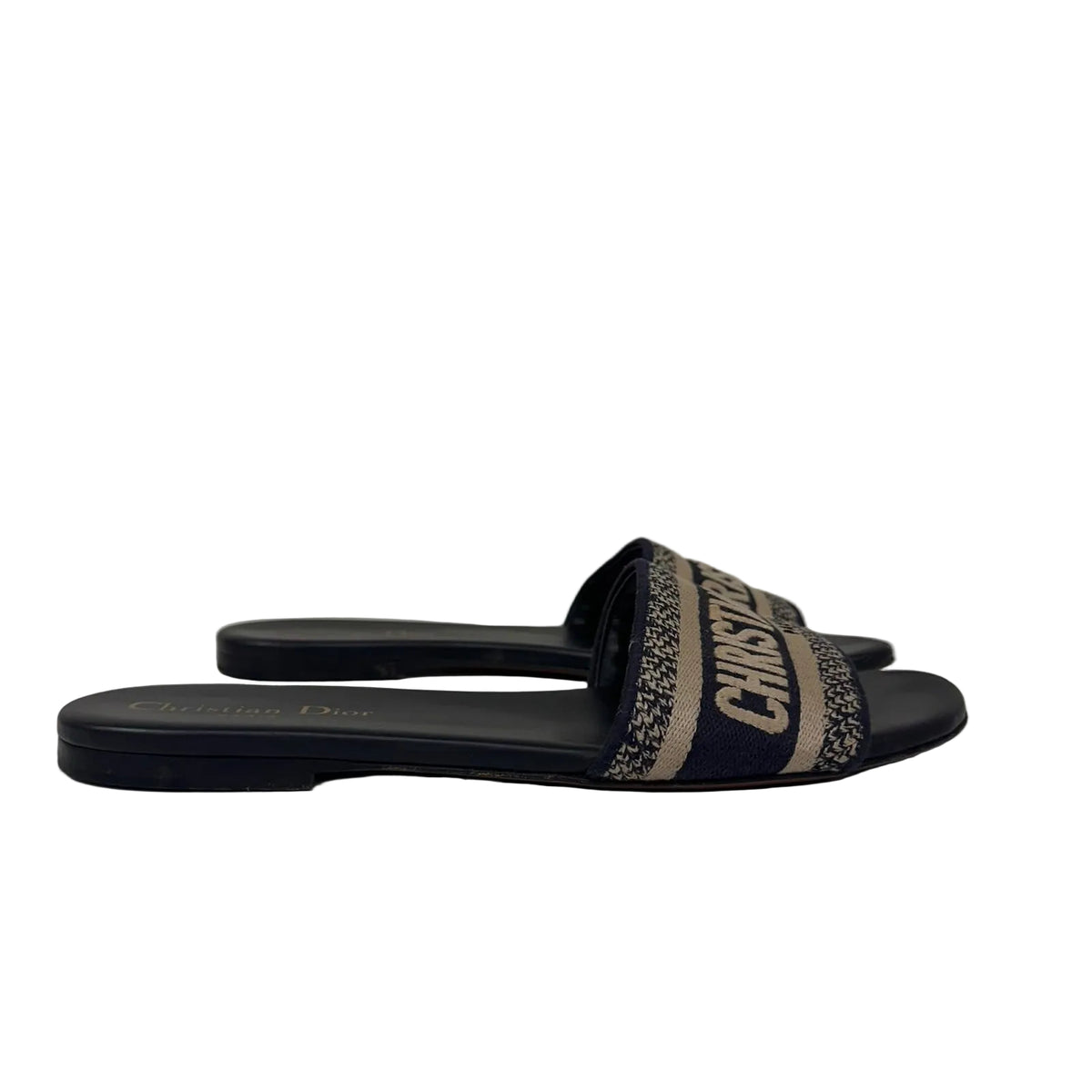 Rasteira Dior Dway Slide Preta Tam 37 BR