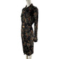 Vestido Tory Burch Preto Estampado Tam G BR