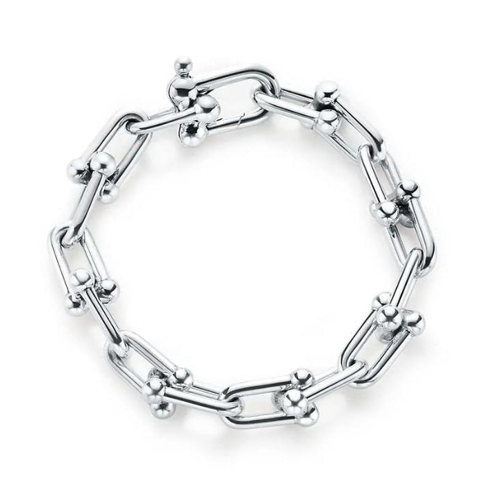 Pulseira Tiffany Corrente Prata