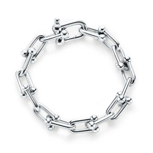 Pulseira Tiffany Corrente Prata