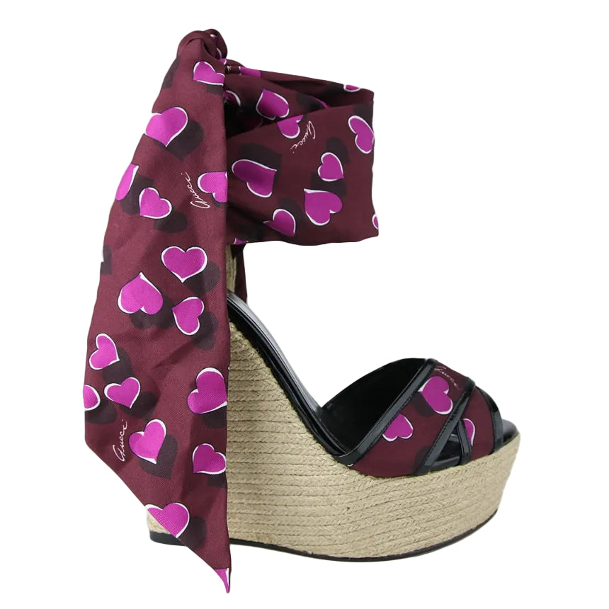 Tamanco Gucci Tira Estampada Tam 35,5 Br