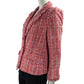 Casaco Chanel Tweed Rosa Tam 36 Br