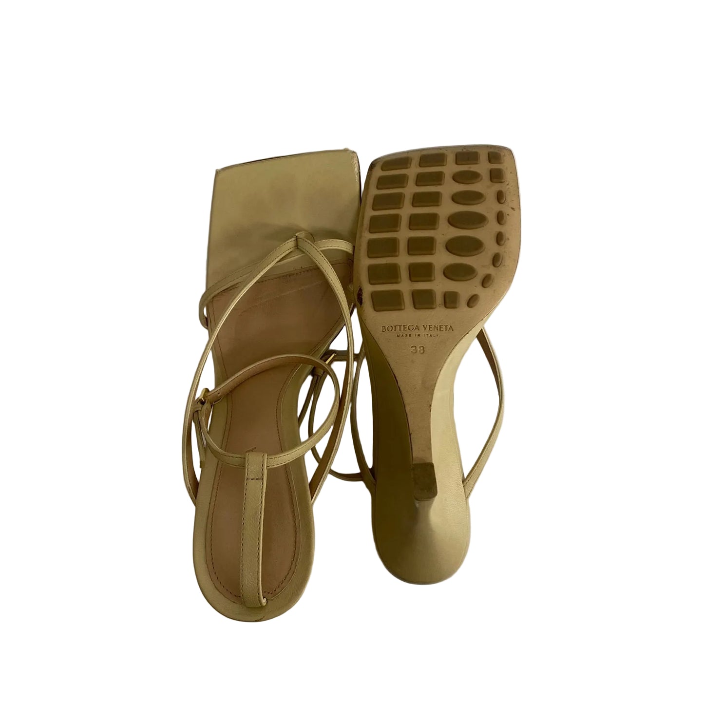 Sandalia Bottega Veneta Bege Tam 36 Br