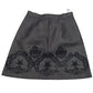 Saia Dolce&Gabbana Preta Bordada Tam 38 BR
