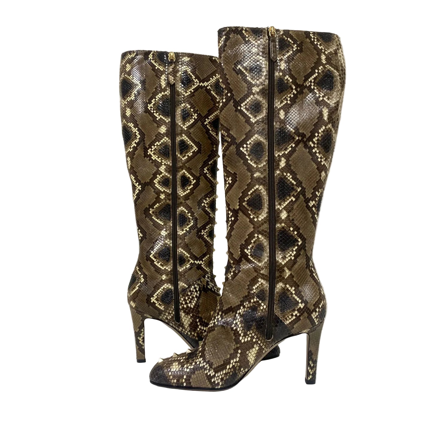 Bota Valentino Couro Cobra Tam 38 Br
