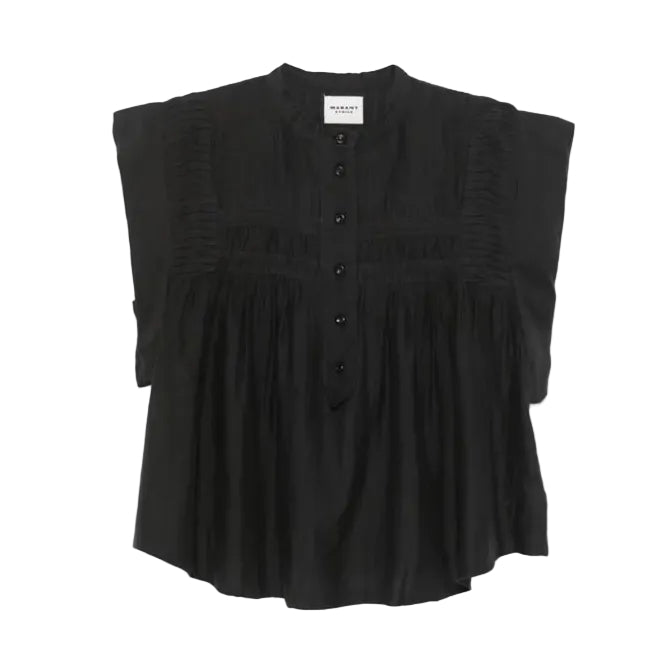 Blusa Isabel Marant Étoile Preta Tam 34 Br