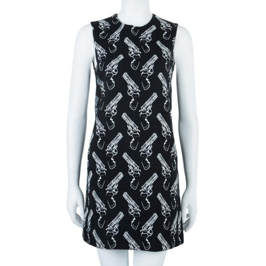 Vestido Saint Laurent Estampa Pistola Tam 34 Br