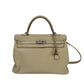 Bolsa Hermès Kelly 35 Bege Ferragem Palladium