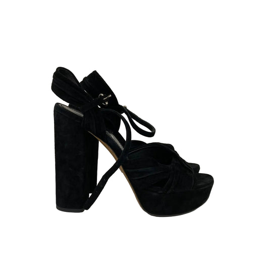 Sandalia Prada Preto Suede Tam 36 BR