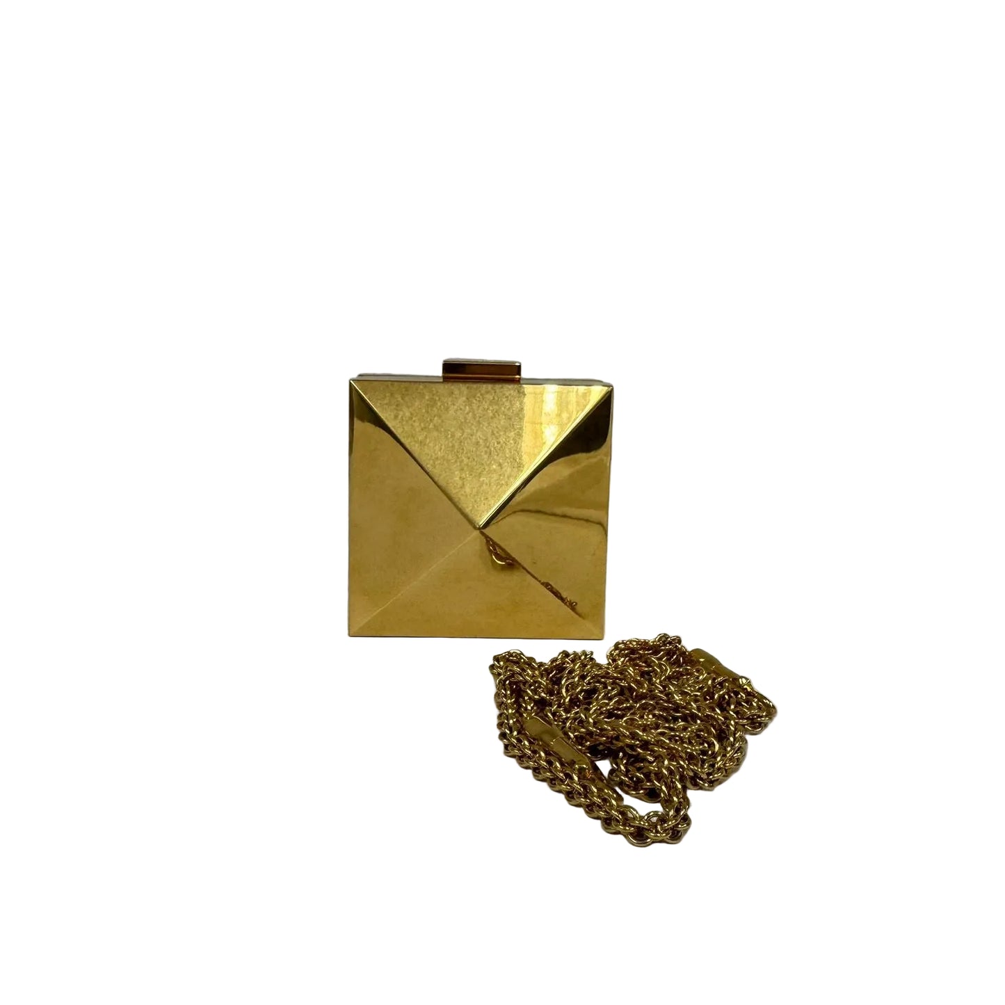 Bolsa Clutch Valentino Dourada Mini