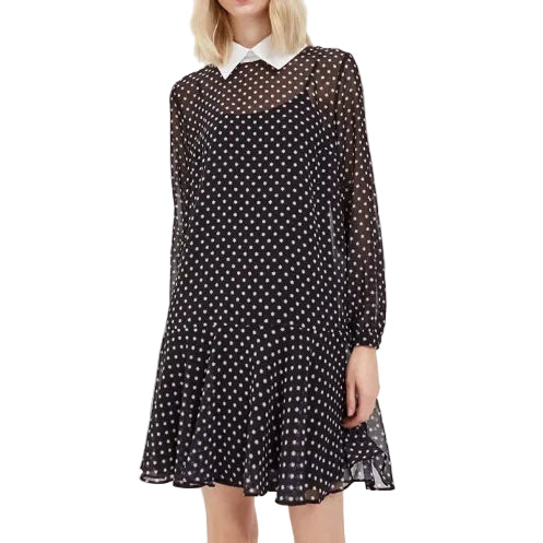 Vestido Dior Estampa Estrela Preto Tam 36 Br