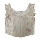 Top Love Shack Fancy Corset  Branco Tam PP BR