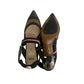 Sapato Slingback Fendi Preto Tam 34 Br
