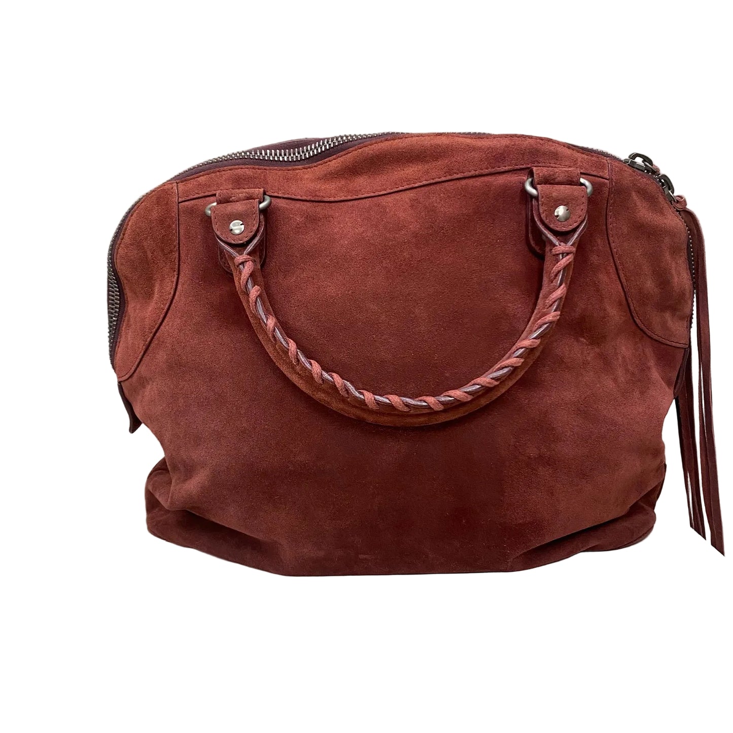 Bolsa Balenciaga Burgundy Suede