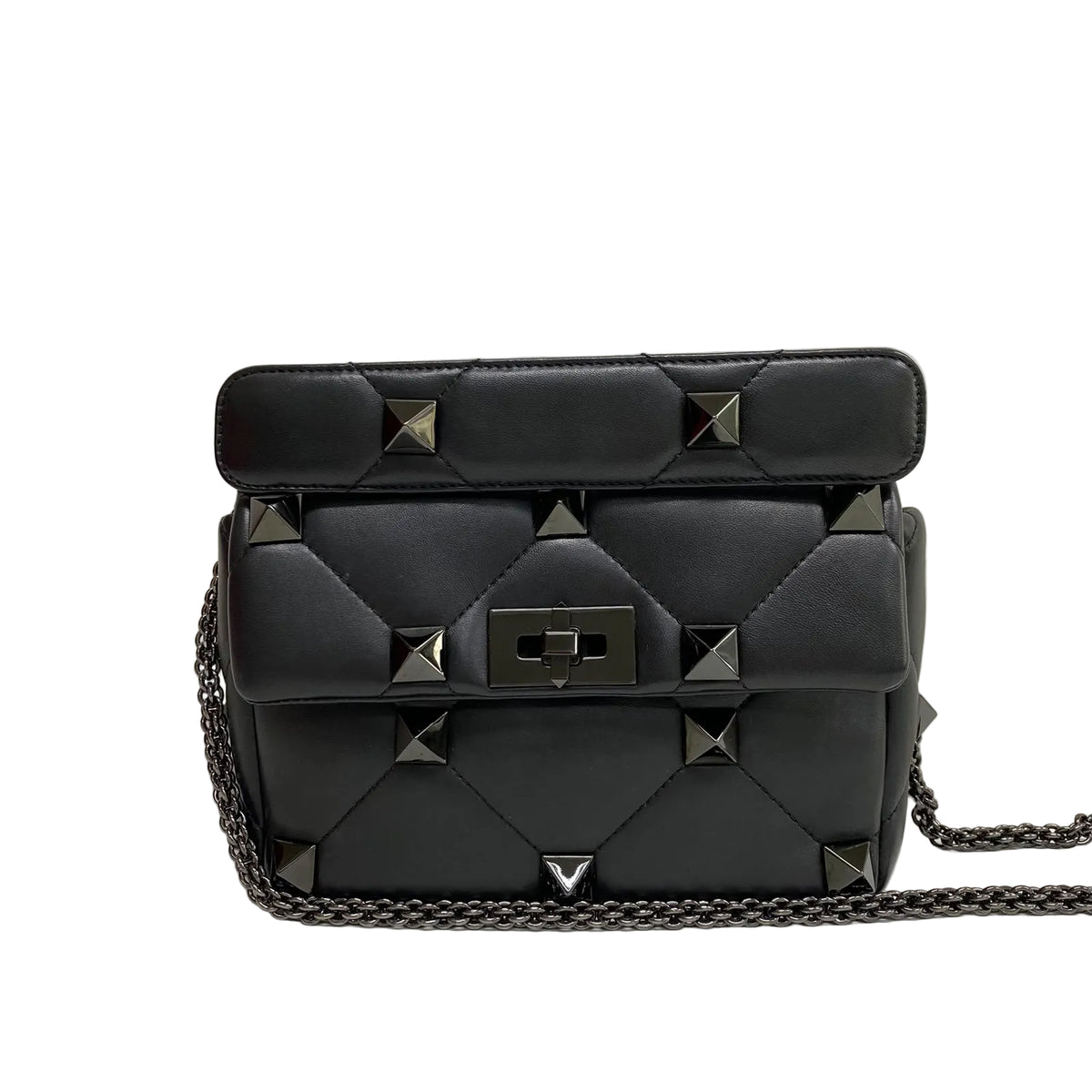 Bolsa  Valentino Garavani Roman Stud Preta