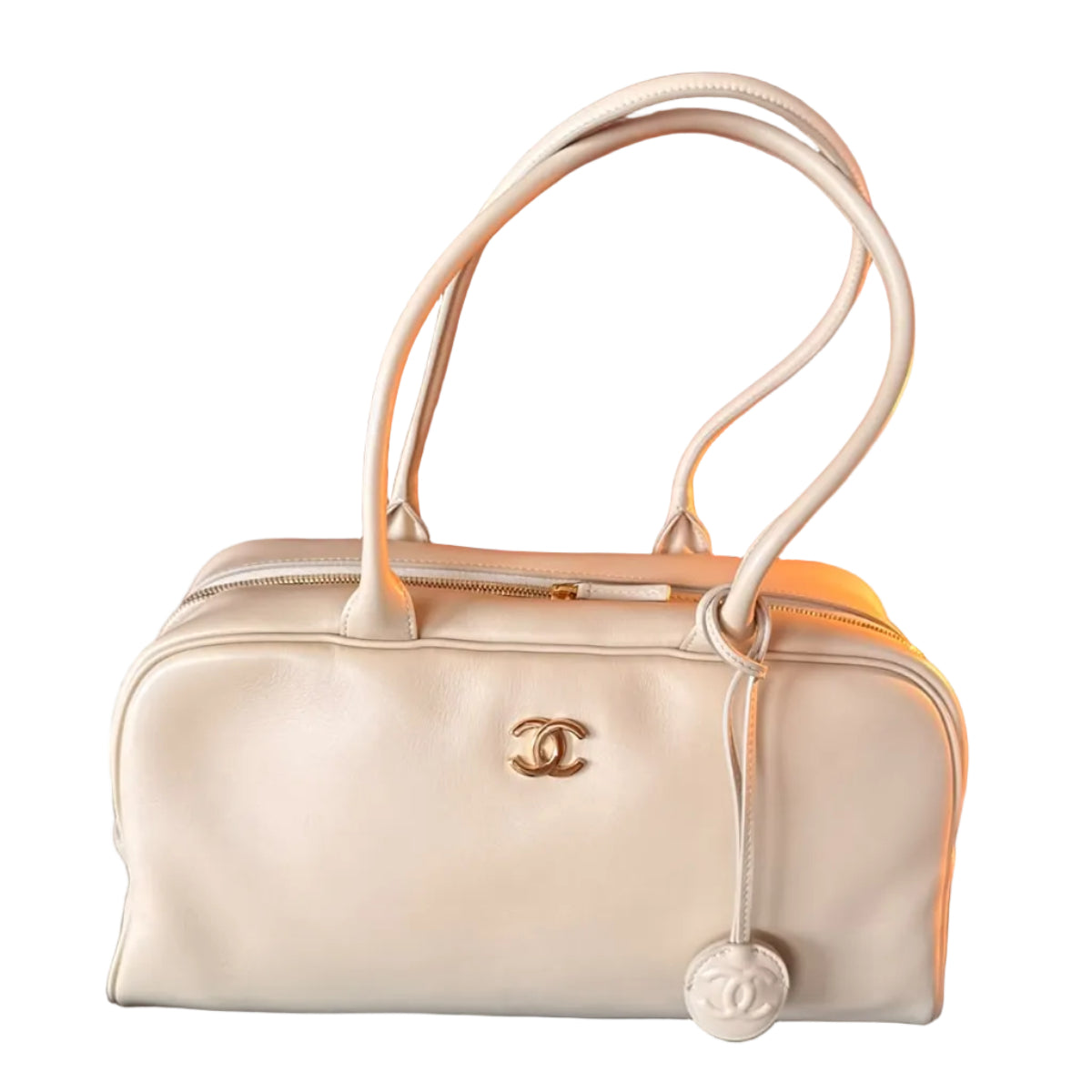 Bolsa Chanel Bowling Branca