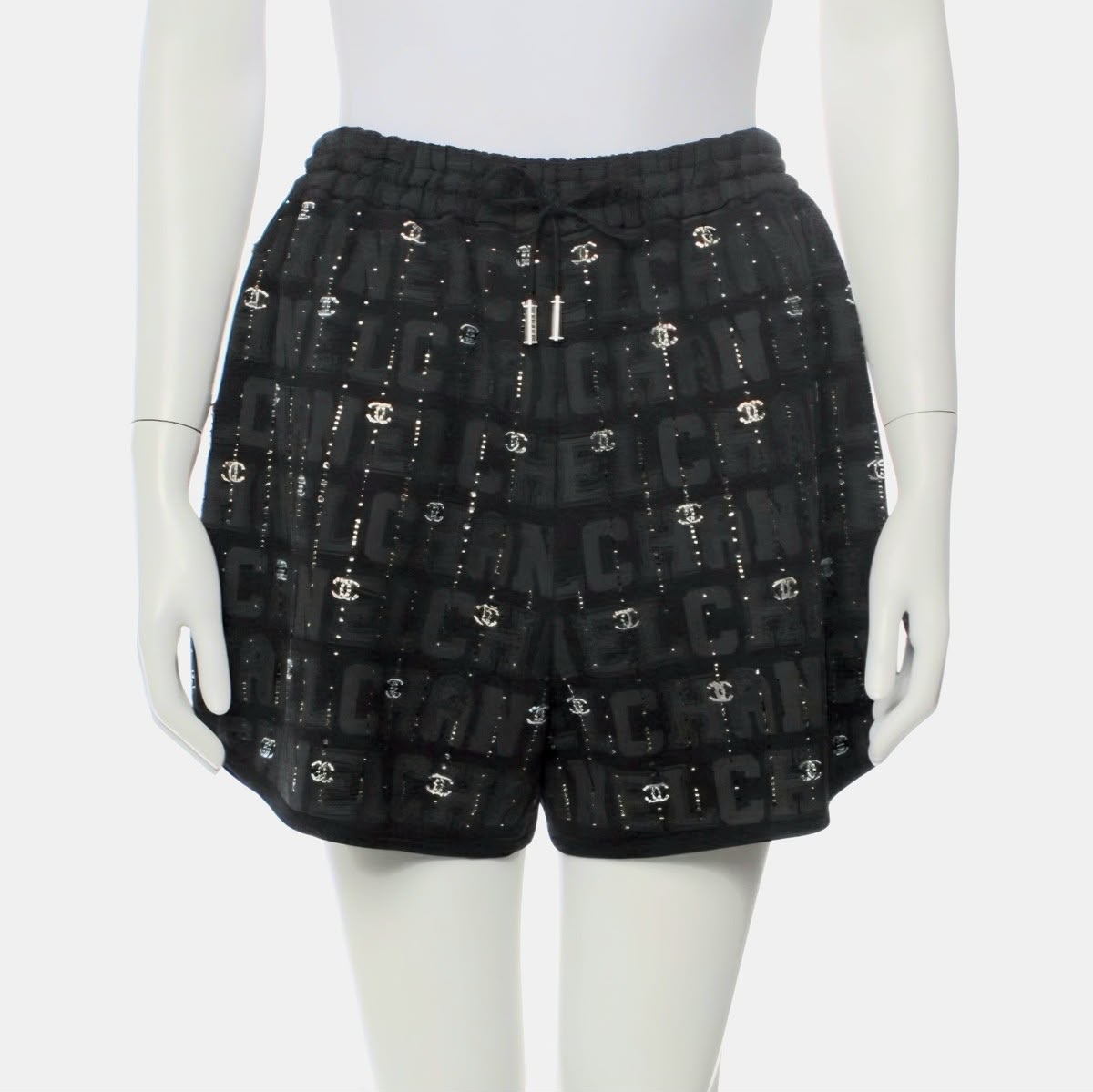 Conjunto Chanel Logotipo CC Preto Tam PP BR