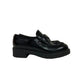 Mocassim Prada Preto Vinil Tam 35 Br