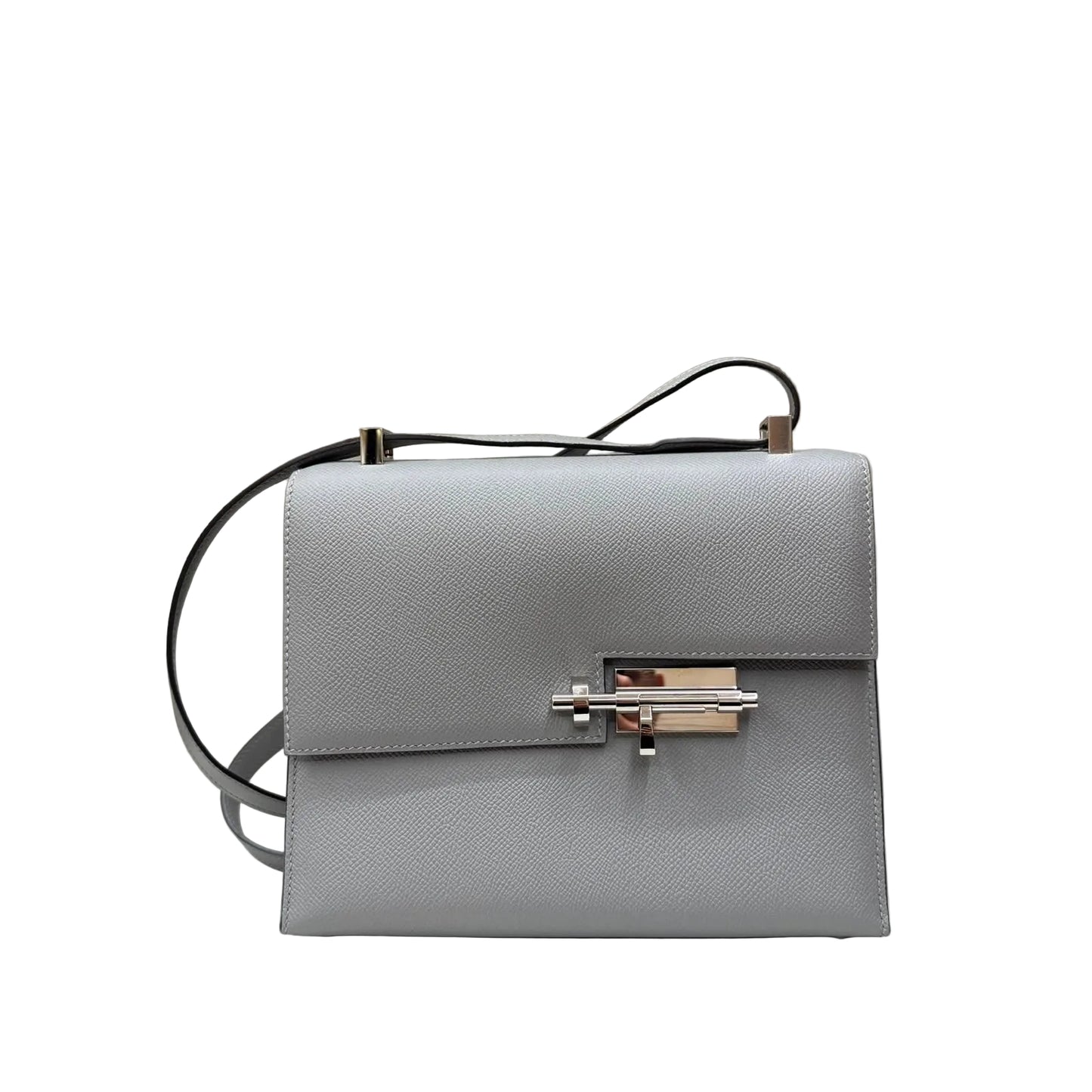 Bolsa Hermès Verrou Cinza 23