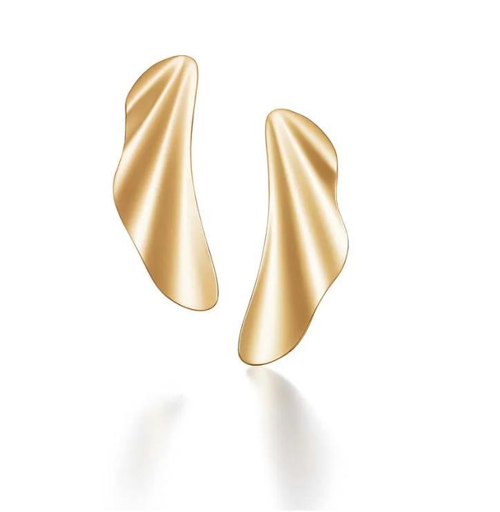Brinco Tiffany Elsa Peretti Dourado