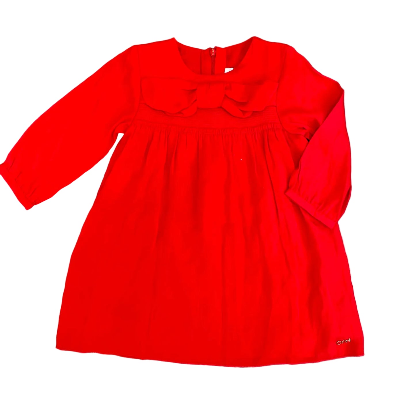Vestido Chloé Vermelha Tam 18 meses Br