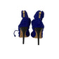 Sandalia Jimmy Choo Tiras Azul TAm 34 Br