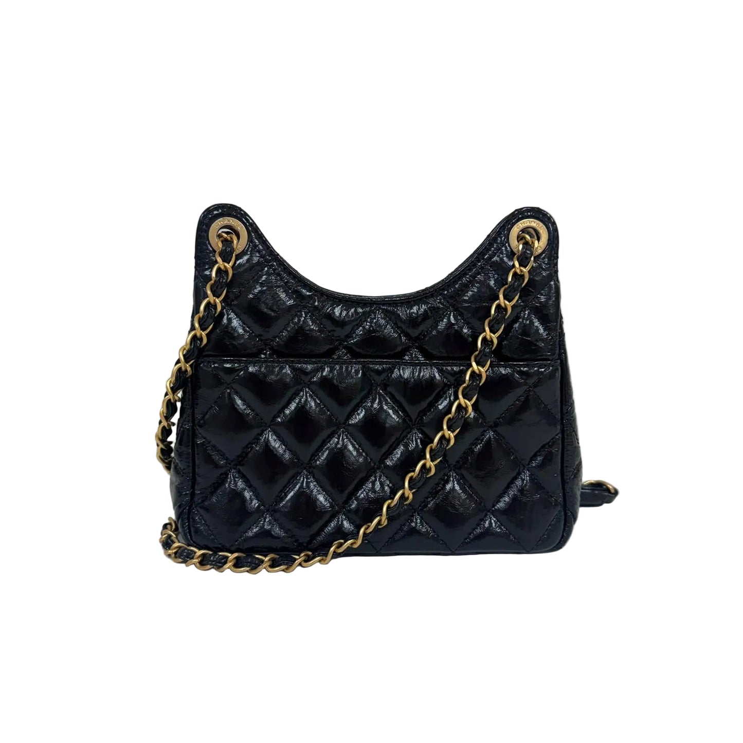 Bolsa Chanel Quilted Small Wavy Preta