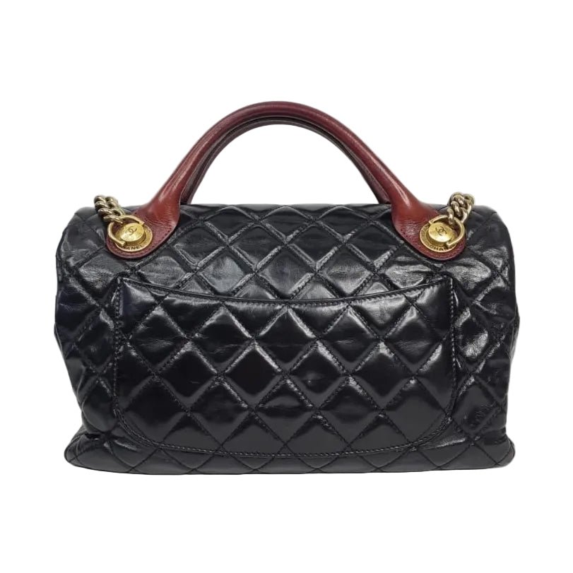 Bolsa Chanel Castle Rock Preta