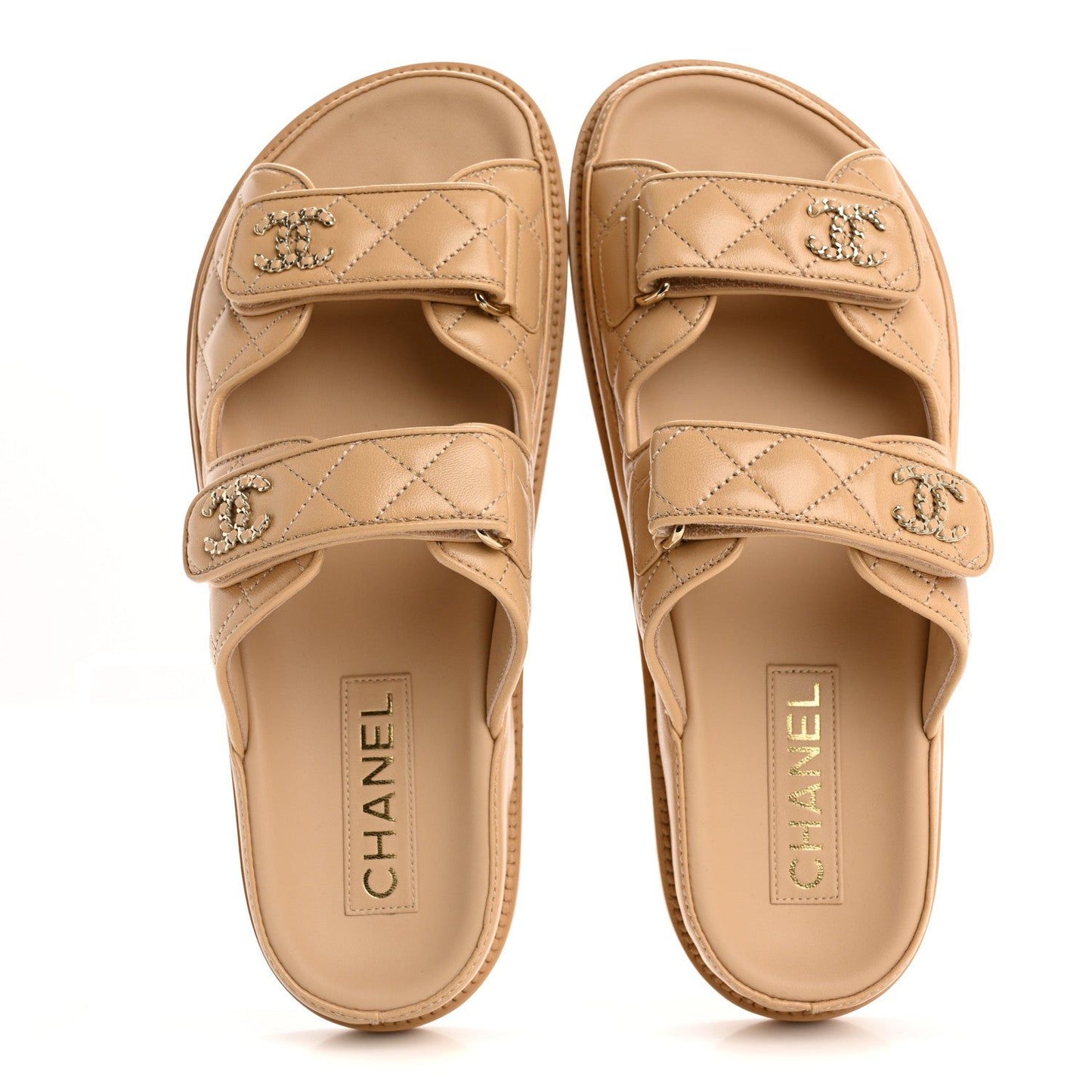 Papete Chanel Bege Tam 34 BR