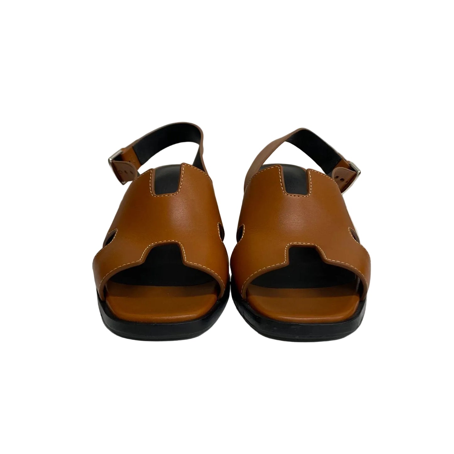 Sandalia Hermes Caramelo Tam 36 Br