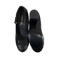 Sapato Chanel Preta Com Glitter Tam 37,5 BR