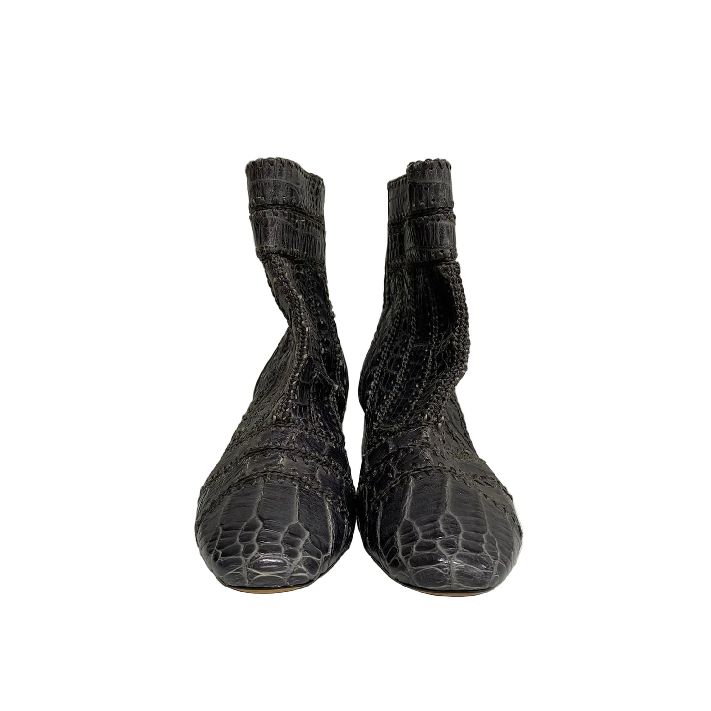 Bota Alexandre Birman Couro Croco Tam 36 Br