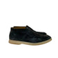 Sapato Loro Piana Open Walk Suede Azul Marinho Tam 36 BR