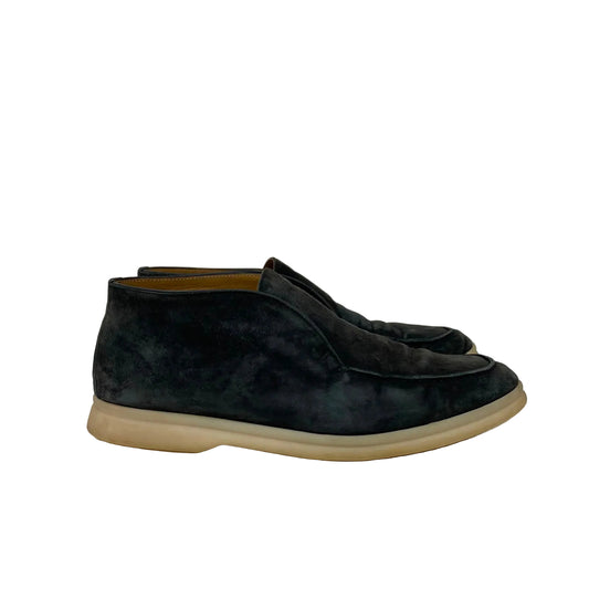 Sapato Loro Piana Open Walk Suede Azul Marinho Tam 36 BR
