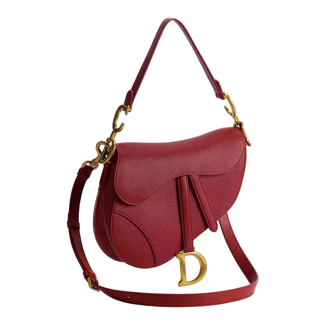 Bolsa Dior Saddle Vermelha