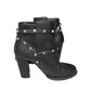 Bota Valentino Preta Studs Dourado Tam 36,5 BR