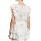 Vestido Zimmermann Branco Com Flor E Bordado Tam P BR