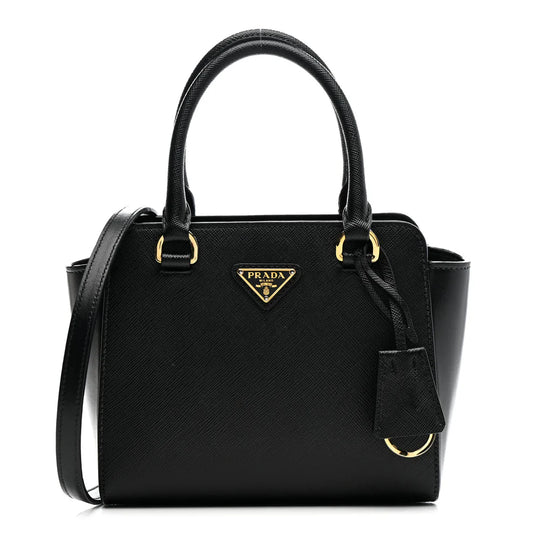 Bolsa Prada Saffiano Lux Preta