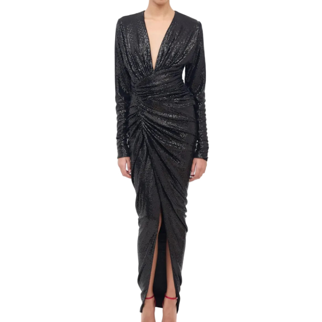 Vestido Alexandre Vauthier Longo Preto Tam 36 Br