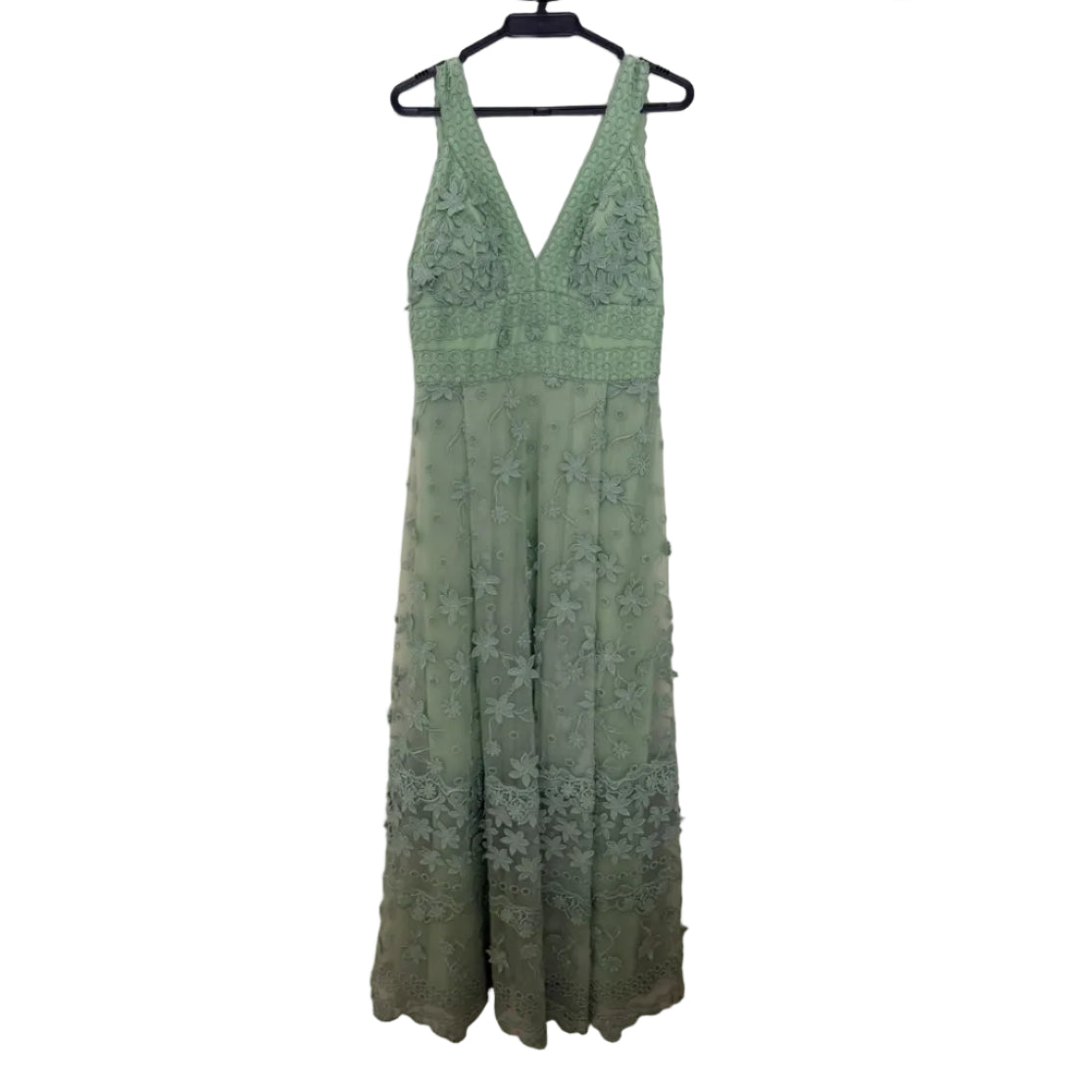 Vestido Elie Saab Verde Com Capa Tam 40 Br