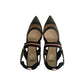 Sapato Slingback Fendi Preto Tam 34 Br
