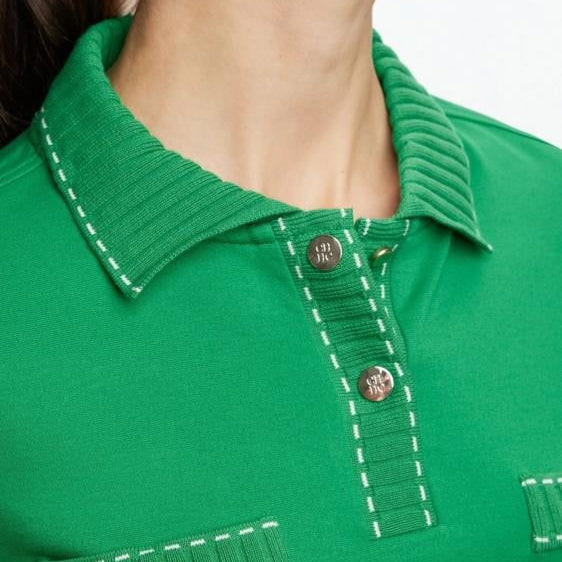 Blusa Carolina Herrera Verde Tam P BR
