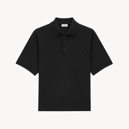 Polo Saint Laurent Masculina Preto Tam M Br